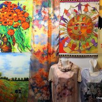 рисунки на ткани :: Олег Лукьянов