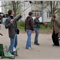 На съёмках фильма "Пыльная работа" :: Владимир Попов