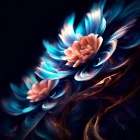 фрактальные цветы ии :: Mila 