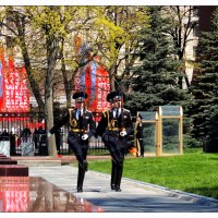 Смена караула у Могилы неизвестного солдата в Москве. :: Михаил Малец