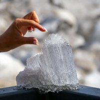 Кристалл льда: мгновение хрупкой красоты :: Роман Григорьев