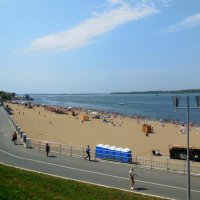 Самара. Волга. Пляж. Июль 2025 года :: Надежда Самара. Волга. Пляж. Июль 2025 года :: Надежда