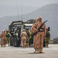Парад на авиабазе "Хмеймим" 2016 год. :: Евгений Кель