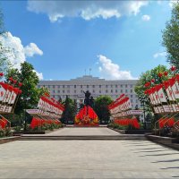Флаговая композиция "Звезда Победы"! :: Надежда 