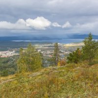Начало Сентября на перевале (панорама). :: Алексей Трухин Начало Сентября на перевале (панорама). :: Алексей Трухин