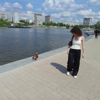 Строгий к прохожим папа :: Андрей Лукьянов