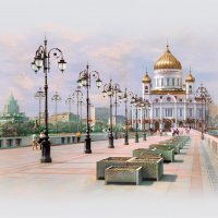 Москва. Храм Христа Спасителя. :: В и т а л и й .... Л а б з о'в Москва. Храм Христа Спасителя. :: В и т а л и й .... Л а б з о'в