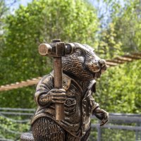 Бобр. Наблюдает за порядком. :: Gen Бобр. Наблюдает за порядком. :: Gen