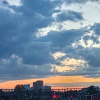 Закат над городом :: Елена Семигина Закат над городом :: Елена Семигина