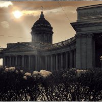 My magic Petersburg_02897_Казанский собор. Невский проспект :: Станислав Лебединский