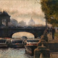 My magic Petersburg_01417_р. Фонтанка, мост Ломоносова :: Станислав Лебединский