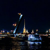 Санкт-Петербург. Ночная прогулка по Неве. :: Yuri Chudnovetz