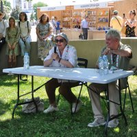 Душевная встреча писателя Евгения Водолазкина со своими читателями на Платоновском фестивале :: Татьяна Машошина