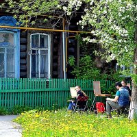 Юные художники за работой. :: Михаил К