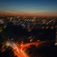 Окна в ночи (Сюр из бракованных фотографий). :: Владимир Мигонькин