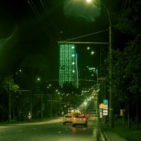 Мой город ул. Пушкинская дождь и Я - Сударь, Уже ЛЕТО :: Владимир Максимов