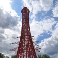 Опора ЛЭП, стилизованная под маяк :: Татьяна Машошина Опора ЛЭП, стилизованная под маяк :: Татьяна Машошина