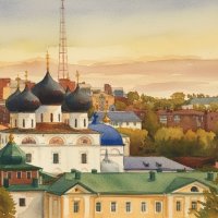 Старая Вятка. Успенский собор :: Александр Семенов Старая Вятка. Успенский собор :: Александр Семенов