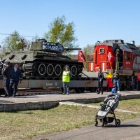 Поезд Победы прибыл в Полесск :: Gen 