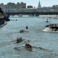 Акватория от Крымского моста до памятника Петру I. :: Татьяна Помогалова Акватория от Крымского моста до памятника Петру I. :: Татьяна Помогалова
