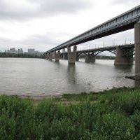 Обь, мост и метромост :: Андрей Макурин