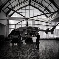 Вертолет/макет/Ка-226.Холл военного санатория. :: Анатолий Жарский