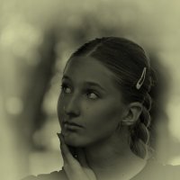 Воскресные прогулки. Уличный портрет в старом стиле :: Виктор Савельев Воскресные прогулки. Уличный портрет в старом стиле :: Виктор Савельев