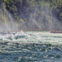 У рейнского водопада