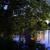 Утро летнее, ясное.