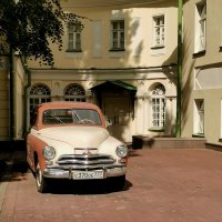 ГАЗ-М1 ("Эмка"). Выпускался с 1936 по 1942 годы. :: Любимова Ольга ГАЗ-М1 ("Эмка"). Выпускался с 1936 по 1942 годы. :: Любимова Ольга