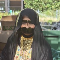 В маске бурга.