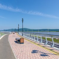 Прогулка по набережной у Амура