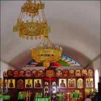 В монастыре!