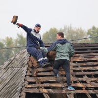 Ремонт кровли...