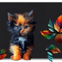 Ведь это осень рыжий наш котенок