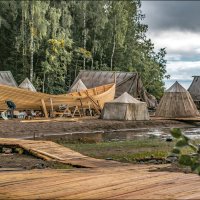 Декорации к фильму "Рюрик"