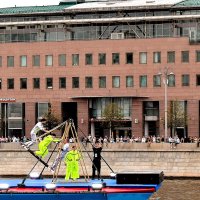 Прыжки в воду с качелей. :: Татьяна Помогалова