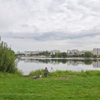 На городском пруду