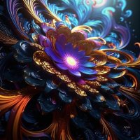фрактальный цветок. :: Mila 