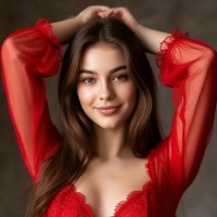 Девушка в красном :: Сергей 