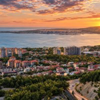 Геленджик с высоты Маркхотского хребта
