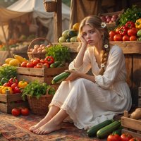 Кто овощей возьмёт на 300 рублей - кабачок отдам бесплатно! _) :: Андрей Заломленков