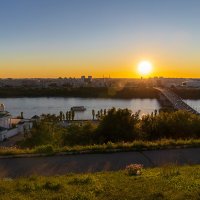 Закат над Канавинским мостом