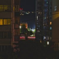 Улицы ночного города