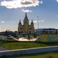 Стрелка. Нижний Новгород