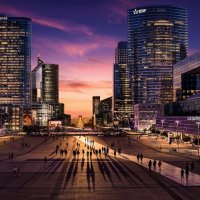 Париж. Дефанс пробуждается.