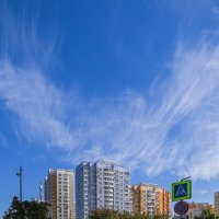 Расплескалась синева