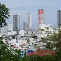 Вид города