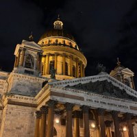 Ночной Питер. Исаакиевский собор :: Ирэн 
