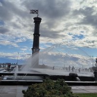 В парке 300-летия Санкт-Петербурга.